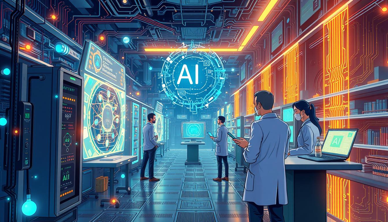 AI in quantum computing research