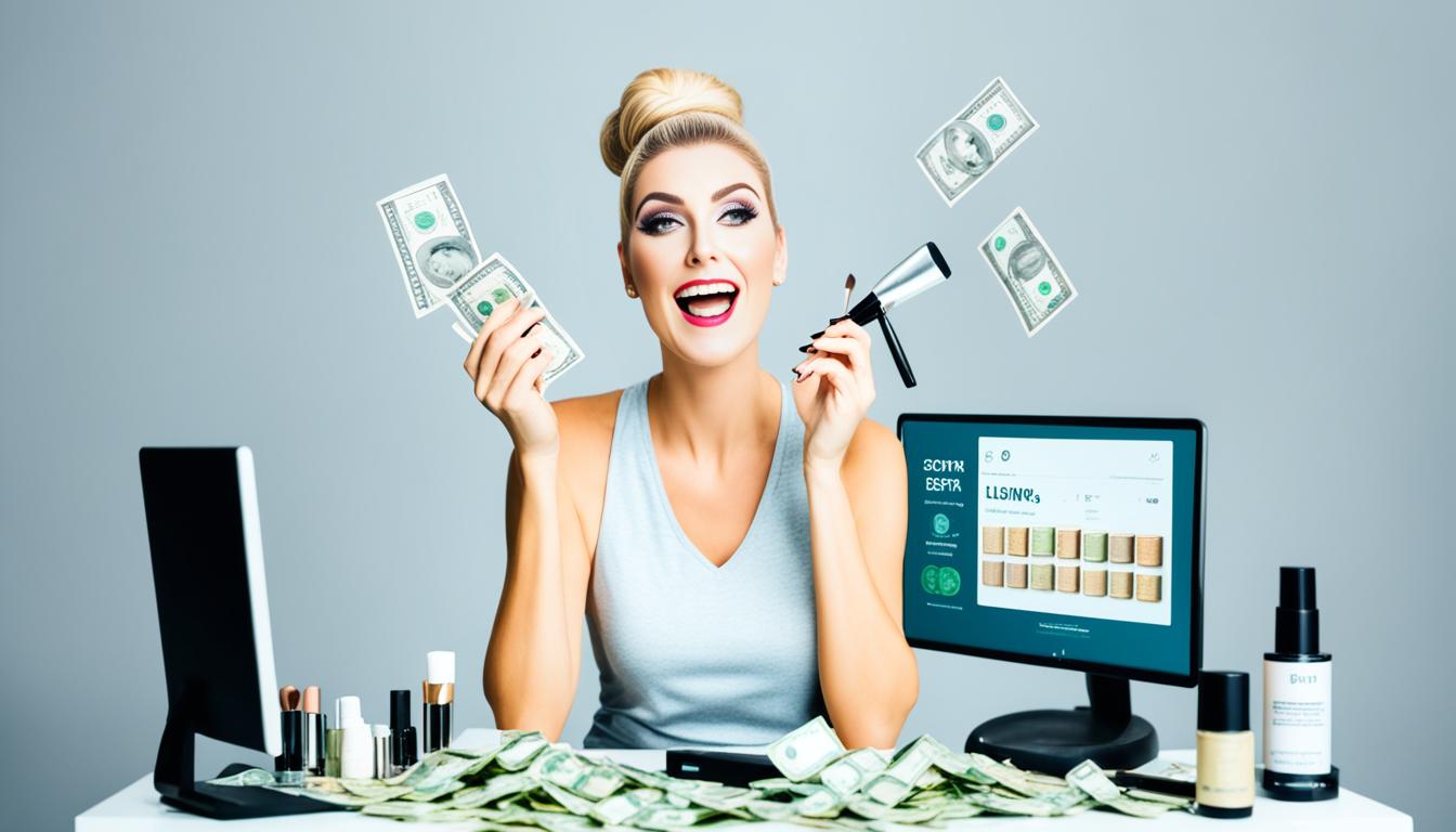 make money with a beauty blog