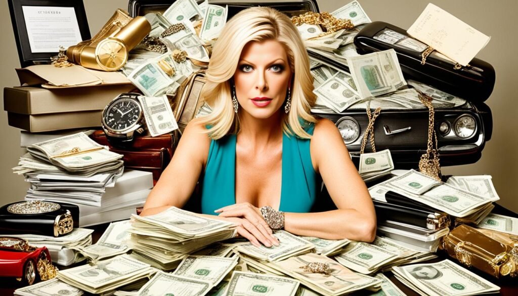 tori spelling spending habits