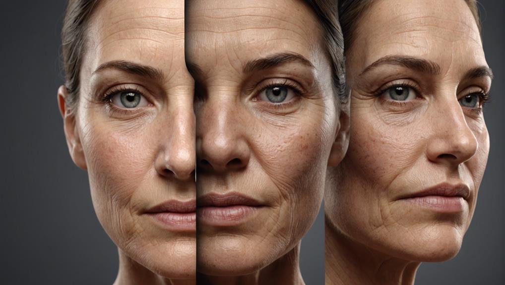 exploring facial aging process