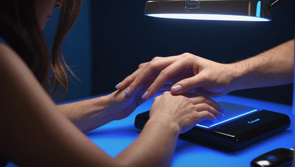 uv exposure from nail lamps