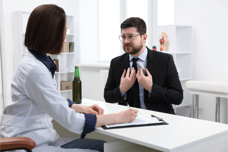 alcohol-implant-medical-consultation-dublin-clinic.jpg Alt: Medical consultation before the alcohol implant procedure