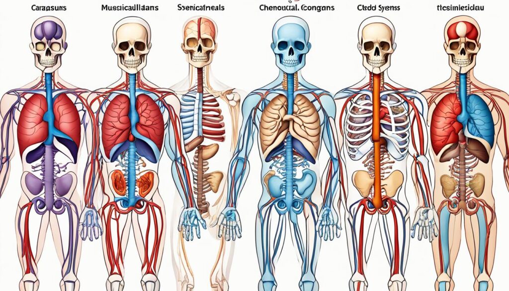 sistemas humanos e divisões anatômicas