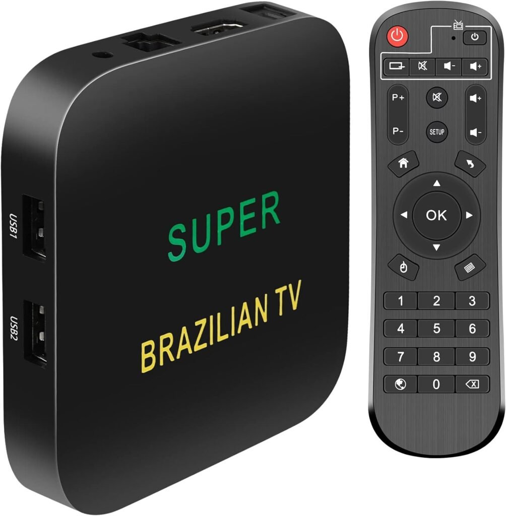 BOMIX 2023 Newest Super Brazilian TV Brazil Box TV: Immersive Brazilian Entertainment - High-Res Streaming, User-Friendly Setup, and Secure Parental Controls!