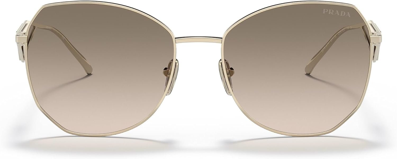 Prada PR 57YS Pale Gold/Brown Shaded 57/18/140 women Sunglasses