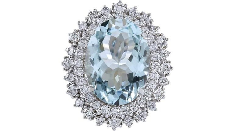Aquamarine Diamond Ring Review: Exquisite Luxury Statement Piece