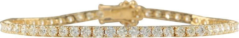 Diamond Tennis Bracelet Review: Luxury 14K Gold