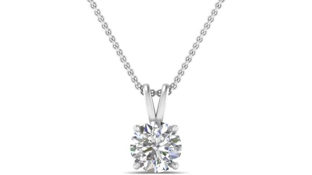 luxurious diamond pendant necklace