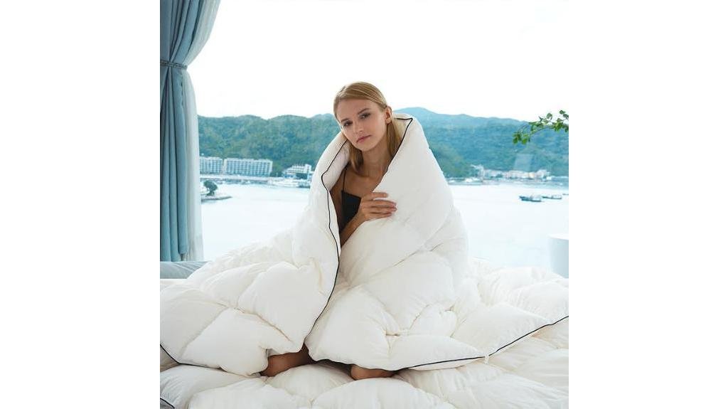luxurious hungarian white comforter
