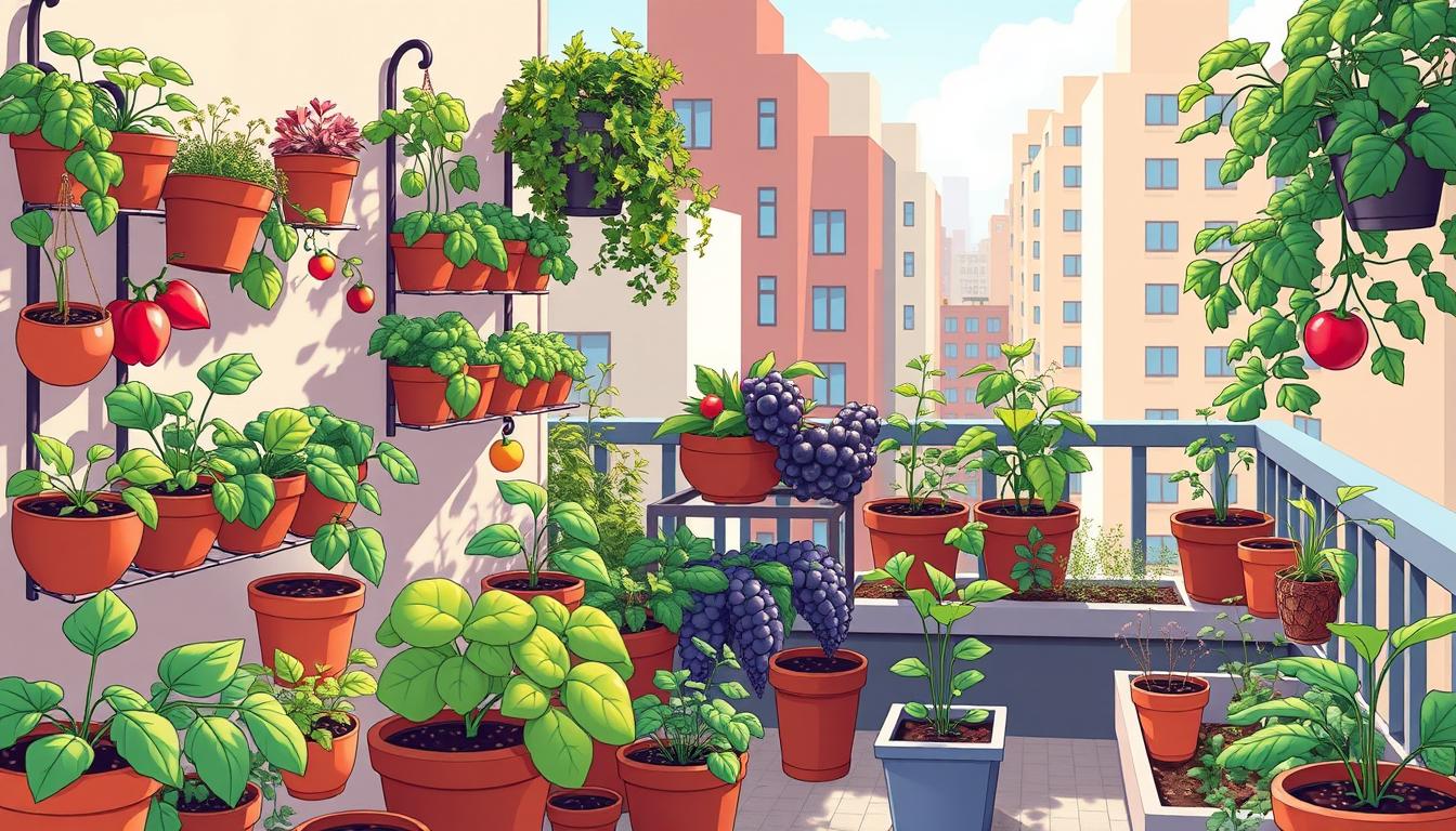 Small-space food production