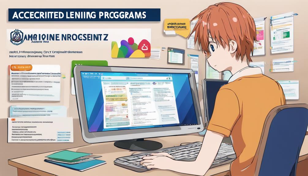 online learning accreditation process