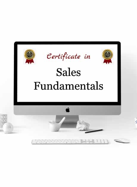certificate in Sales Fundamentals