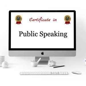certificate in public speaking