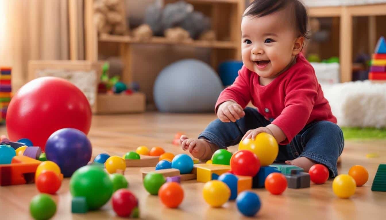 Gross motor skills for infants' activities