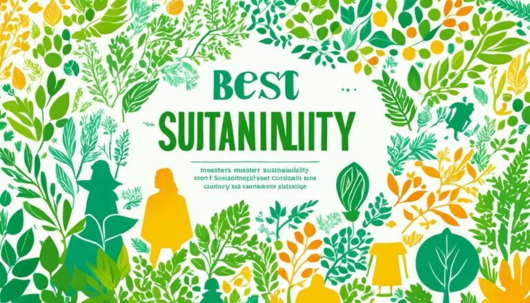 Best masters in sustainability