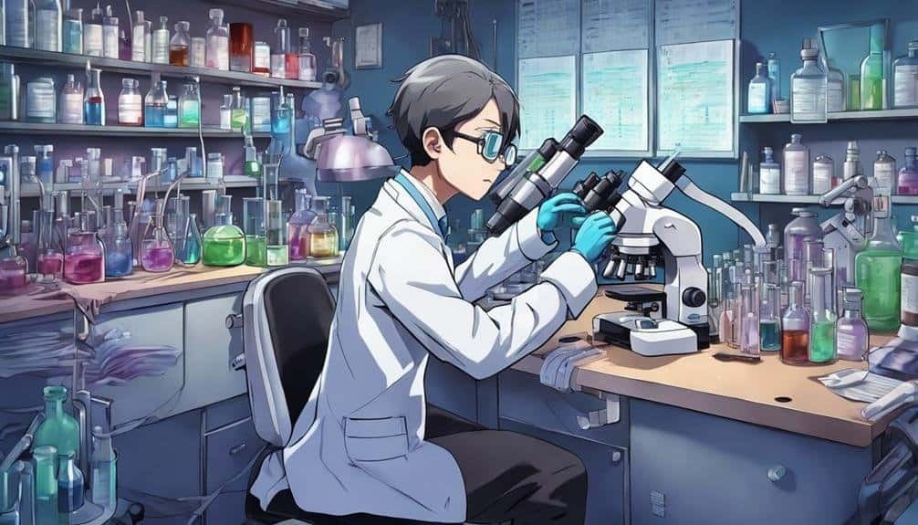 laboratory work and research