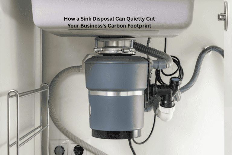 How a Sink Disposal Can Quietly Cut Your Business’s Carbon Footprint